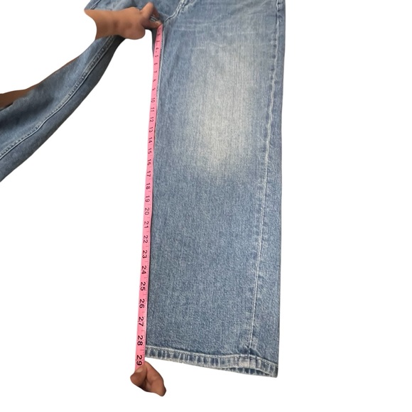 Lafayette 148 New York/High waist Wide Leg Jeans/ Size 31 /Made in USA/ - Picture 9 of 9